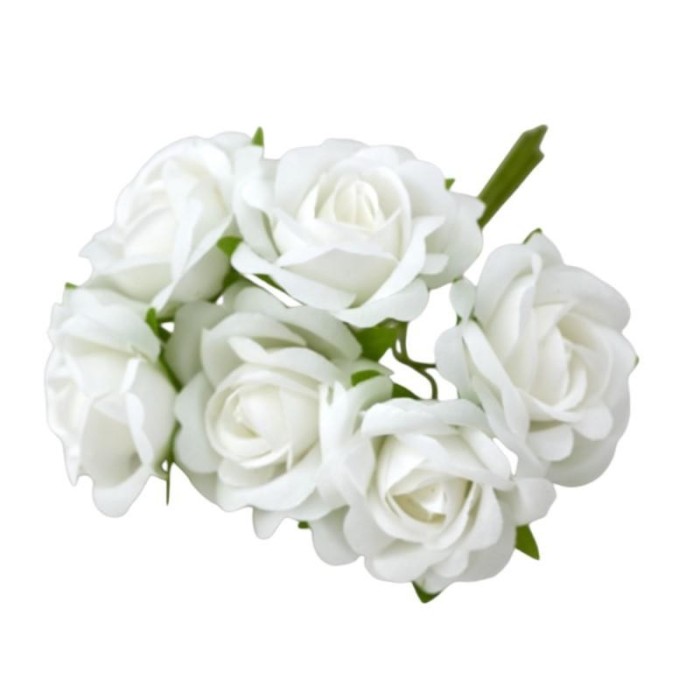 ROSA SFUMATA APERTA BIANCA D4